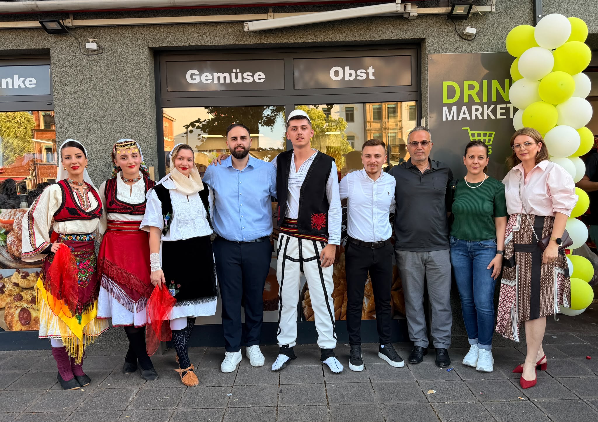 02.07.2026 - Als Ehrengäste zur feierlichen Eröffnung des albanischen „Drini Market“ in Nürnberg eingeladen